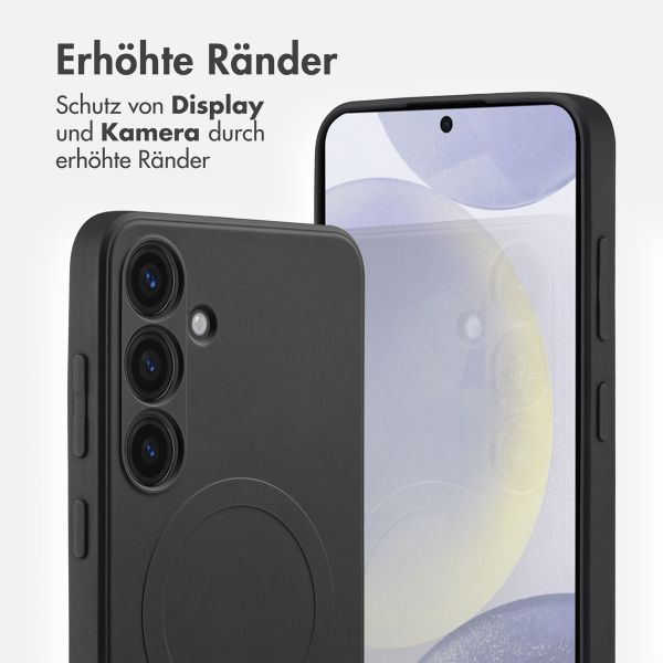imoshion Color Back Cover mit MagSafe Samsung Galaxy S24 Plus - Schwarz