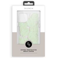 Selencia Zarya Fashion-Backcover mit zuverlässigem Schutz Apple iPhone SE (2022 / 2020) / 8 / 7 / 6(s) - Gold Green Botanic