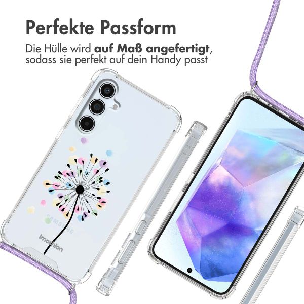 imoshion Design Hülle mit Band für das Samsung Galaxy A55 - Sandstone Dandelion