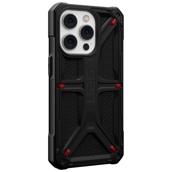 UAG Monarch Backcover für das Apple iPhone 14 Pro - Kevlar Black