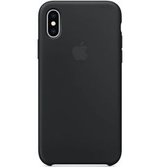 Apple Silikon-Case Schwarz für das iPhone Xs / X