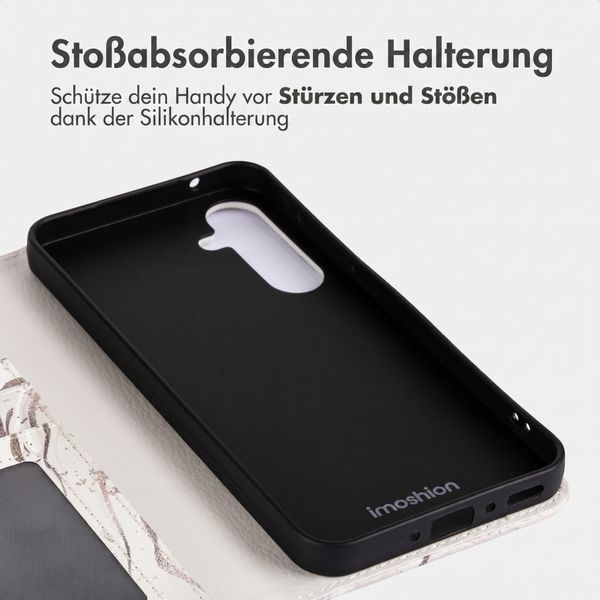 imoshion Design Klapphülle Samsung Galaxy A35 - Sandy Marble