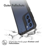 imoshion Rugged Hybrid Case für das Samsung Galaxy S21 FE - Schwarz / Transparent