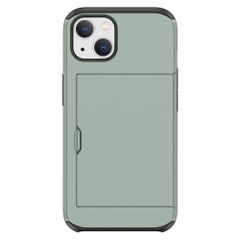 imoshion Backcover mit Kartenfach Apple iPhone 14 - Dunkelgrün