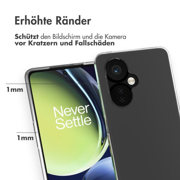 Accezz PU Clear Cover Transparent für das OnePlus Nord CE 3 Lite (5G) - Transparent