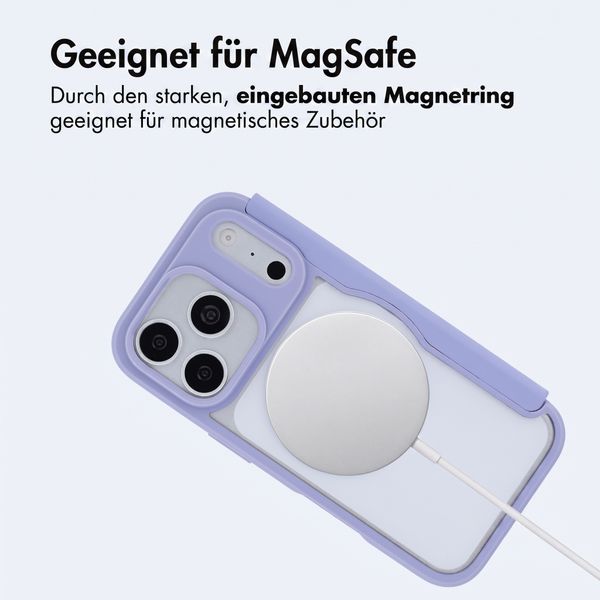 imoshion Transparente Bookcase mit MagSafe Apple iPhone 18 Pro Max / 17 Pro Max - Lila