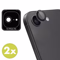 imoshion 2er-Pack Objektivschutz für Kamera für das Apple iPhone 16e - Schwarz