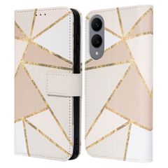 imoshion Design Klapphülle Samsung Galaxy S25 Edge - Beige Graphic