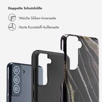 Selencia Vivid Back Cover Samsung Galaxy S21 FE - Chic Marble