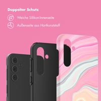 Selencia Vivid Back Cover Samsung Galaxy A55 - Pastel Lipstick Marble
