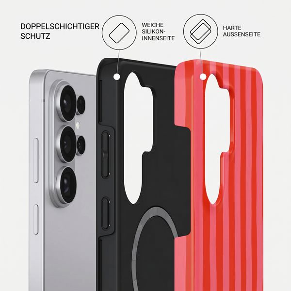 Burga Tough Back Cover MagSafe Samsung Galaxy S26 Ultra - Pomegranate