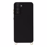 Selencia Rivièra Backcover mit MagSafe mit abnehmbaren Haken Samsung Galaxy S21 - Velvet Black