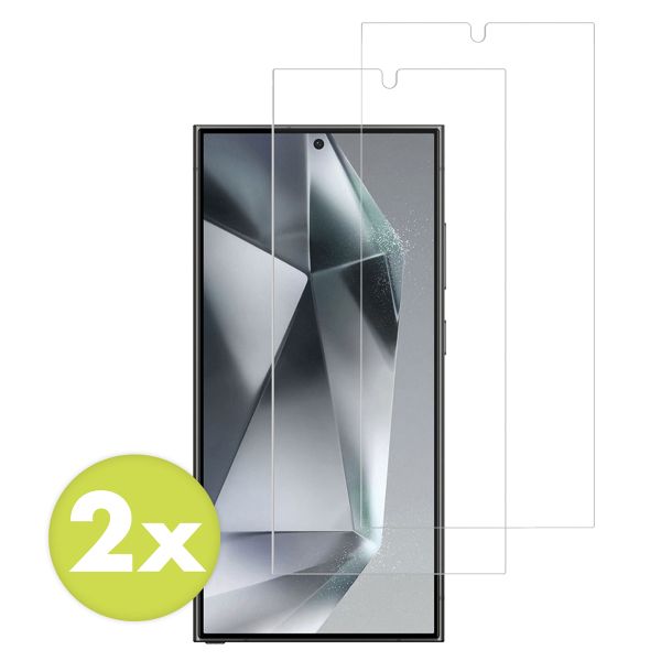 Accezz Screen Protector aus gehärtetem Glas 2-Pack für das Samsung Galaxy S24 Ultra