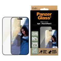 PanzerGlass Ultra Wide Fit EyeScreen Protector mit Applikator für das iPhone 16