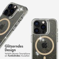 imoshion Klare Glitter Backcover mit MagSafe Apple iPhone 15 Pro Max - Gold