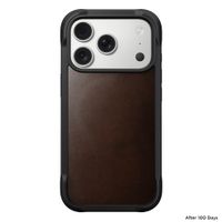 Nomad Rugged Horween Leather Case Apple iPhone 17 Pro - Rustic Brown