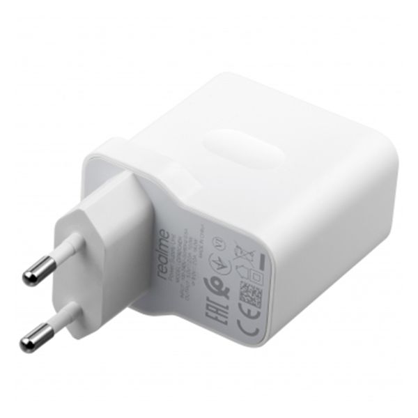 Realme Originaler Netzadapter - Ladegerät ohne Kabel - USB-Anschluss - 18W - Weiß