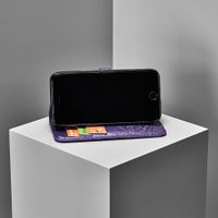 Mandala Klapphülle Violett für das Motorola One Vision