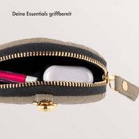 Selencia Nova Mini Pouch - Croco Beige