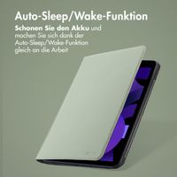 Accezz Classic Klapphülle Apple iPad Mini 7 (2024) / iPad Mini 6 (2021) - Grün