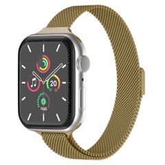 imoshion Mailandisches schlankes Armband für Apple Watch Series 1 - 9 / SE (38/40/41 mm) | Series 10 / 11 (42 mm) - Gold