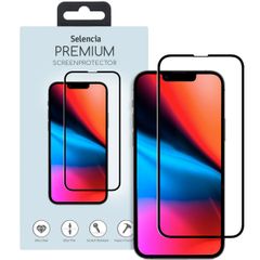 Selencia Premium Screen Protector aus gehärtetem Glas für das iPhone 13 Pro Max / 14 Plus - Schwarz