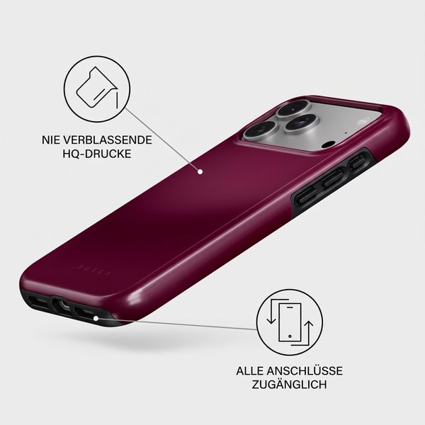 Burga Tough Back Cover MagSafe Apple iPhone 17 Pro - Dark Cherry