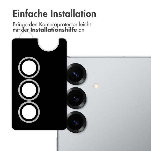 imoshion 2er-Pack Objektivschutz für Kamera für das Samsung Galaxy S25 Plus - Silver Shadow