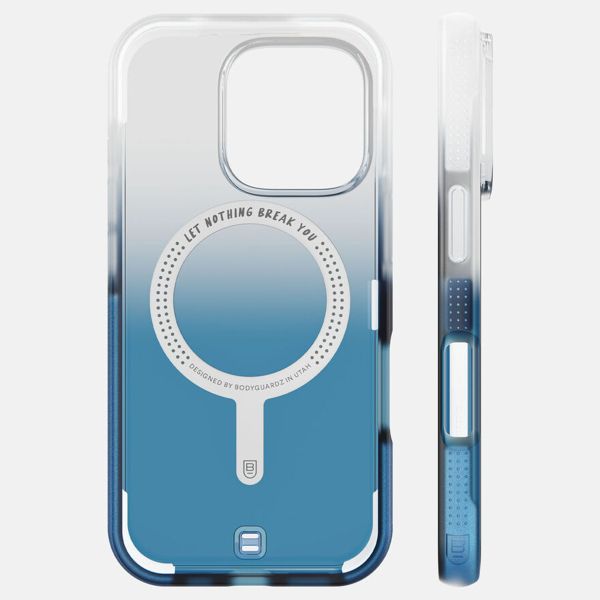 BodyGuardz Ace Pro MagSafe Back Cover für das iPhone 16 Pro - Blue Ombre