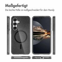 imoshion Sparkle Back Cover mit MagSafe Samsung Galaxy S25 Plus - Schwarz