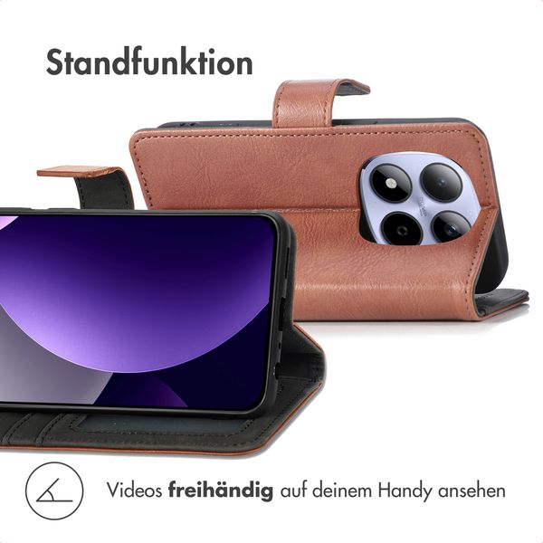 imoshion Luxuriöse Klapphülle Xiaomi Redmi Note 15 Pro Plus (5G) - Braun
