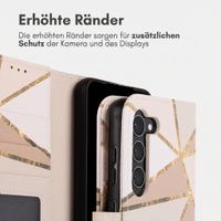 imoshion Design Klapphülle Samsung Galaxy S23 - Beige Graphic