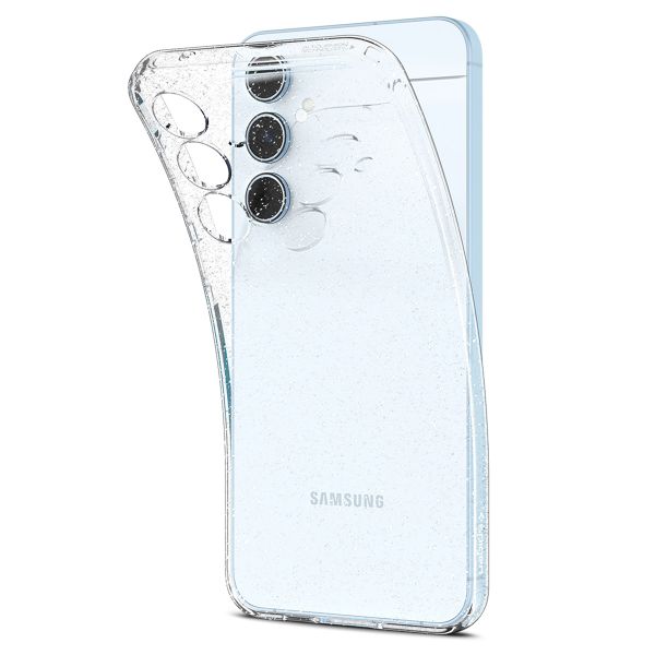 Spigen Liquid Crystal Case für das Samsung Galaxy A55 - Glitter Crystal Quartz