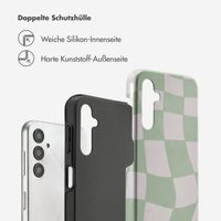 Selencia Vivid Tough Back Cover für das Samsung Galaxy A14 (5G/4G) - Groovy Sage Green