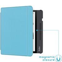 imoshion Slim Hard Case Sleepcover mit Stand für das Kobo Libra H2O - Hellblau