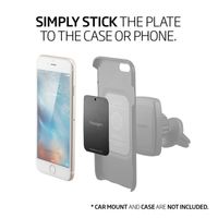 Spigen Kuel Car Mount Metal Plates - Schwarz