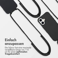imoshion Color Backcover mit abnehmbarem Handykette und MagSafe Apple iPhone 17 - Schwarz