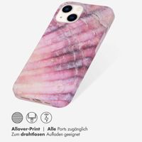 Selencia Aurora Fashion Back Case für das iPhone 14 - ﻿Strapazierfähige Hülle - 100 % recycelt - Ocean Shell Purple