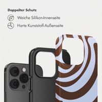Selencia Vivid Back Cover Apple iPhone 14 Pro - Dream Swirl Chocolate
