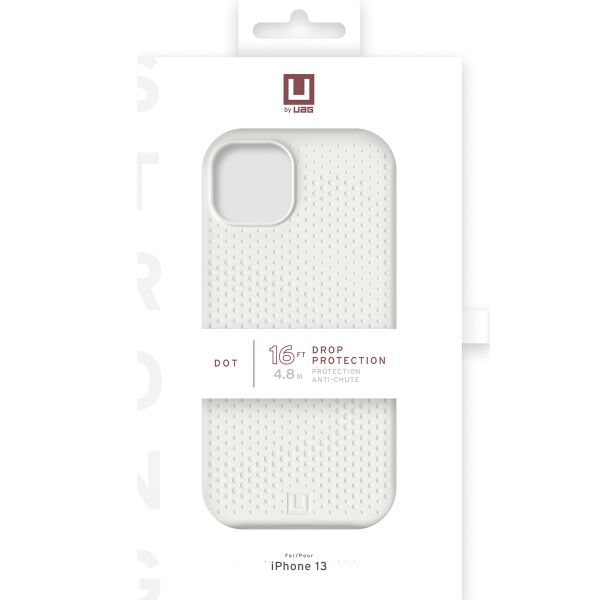 UAG Back Cover Dot U für das iPhone 13 - Marshmallow