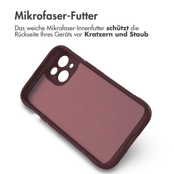 imoshion EasyGrip Back Cover für das iPhone 14 - Aubergine