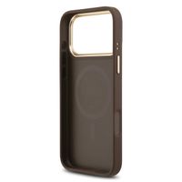 Guess Classic 4G Logo Backcover MagSafe Apple iPhone 17 Pro Max - Braun