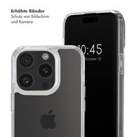 Selencia Back Cover mit abnehmbaren Haken für das iPhone 15 Pro - Transparent