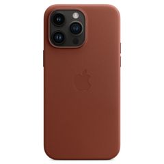 Apple Leder-Case MagSafe für das Apple iPhone 14 Pro Max - Umber