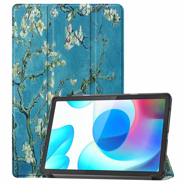 imoshion Design Trifold Klapphülle für das Realme Pad - Green Plant