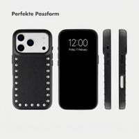 Selencia Studs Backcover mit MagSafe Apple iPhone 17 Pro Max - Velvet Black