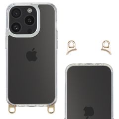 Selencia Backcover mit abnehmbaren Haken Apple iPhone 15 Pro - Transparent