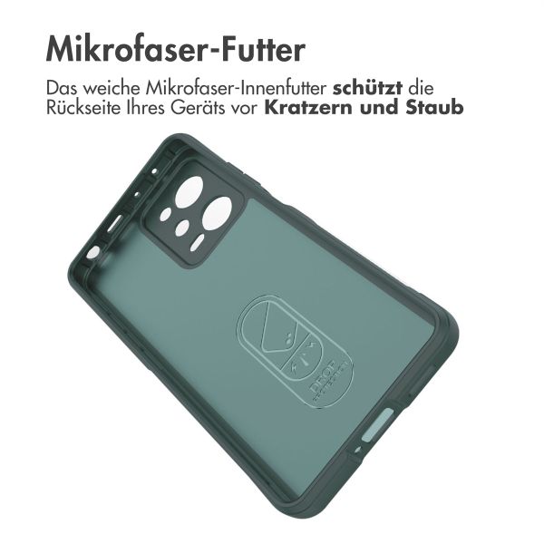 imoshion EasyGrip Backcover für das Xiaomi Redmi Note 12 Pro - Dunkelgrün