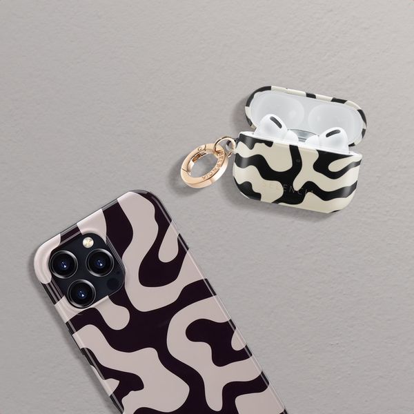 Selencia Vivid Case Apple AirPods Pro 2 - Art Wave Black