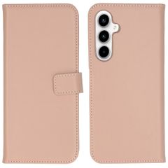 Selencia Echtleder Klapphülle für das Samsung Galaxy A35 - Dusty Pink